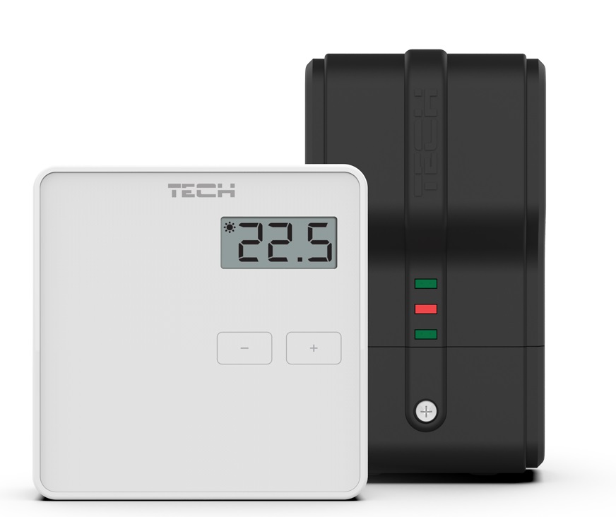 TECH Istabas termostats EU-294 V2, balts