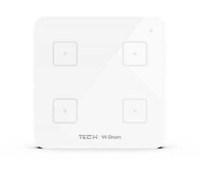 Multifunkcionālā pogu grupa WP-04, 4 programējamās izejas, balta, TECH Sinum
