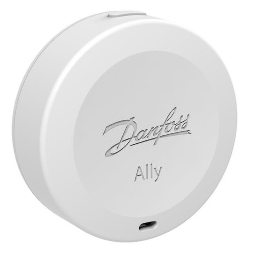 Danfoss Ally датчик комнатной температуры и влажности, белый, 014G2480