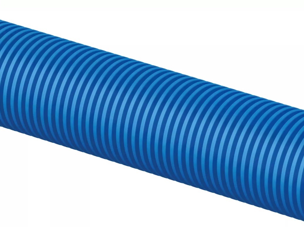 Защитная труба 20 мм, гофрированная, синяя