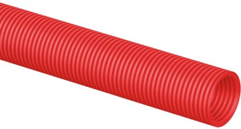 Защитная труба 20 мм, гофрированная, красная