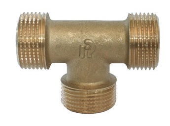 Misiņa trejgabals D3/4'', ar ārējām vītnēm, 0925268
