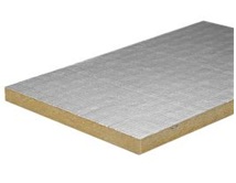 Огнестойкая плита из каменной ваты с алюминиевой фольгой, FIREPLACE SLAB 90 AL1, 30 x 600 x 1000 мм, PAROC