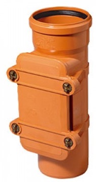 Ārējās kanalizācijas revīzija Ø160, oranža