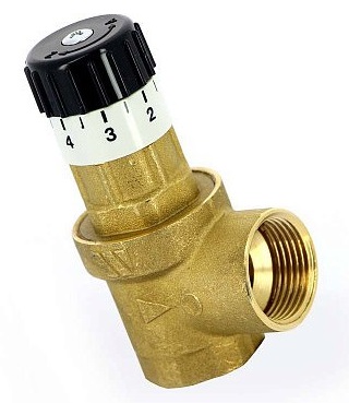 Перепускной клапан, угловой, без разъемного без подключения, USV 16-3/4'', WATTS, 0265116