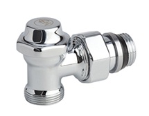 Угловой отсечной клапан для полотенцесушителя, 1/2' x 16, хромированный, GIACOMINI, T29CX003