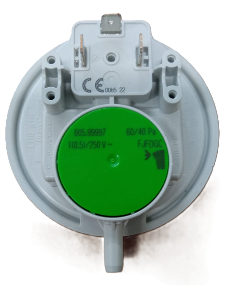 Granulu kamīna Centropelet Z6/ZVB16 dūmgāzu presostats, 60 Pa, Centrometal, 46227