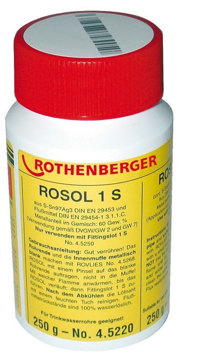 Lodpasta ROSOL 1S, 250 gr, ROTENBERGER