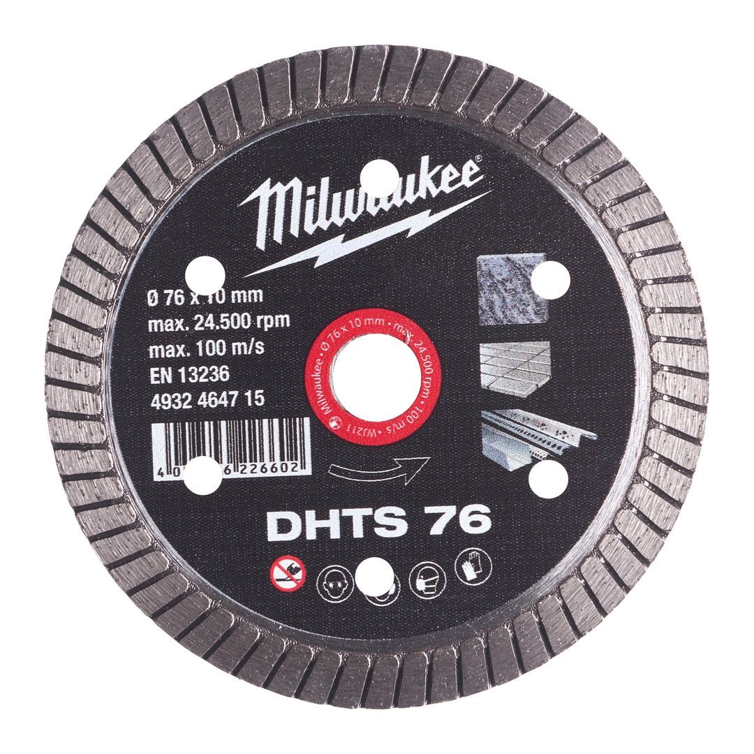 Dimanta griezējdisks 76 mm, Milwaukee, 4932464715