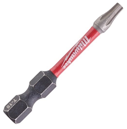 SHOCKWAVE™ IMPACT DUTY skrūvgrieža uzgalis TX15, 50 mm, Milwaukee, 4932451286