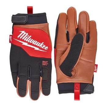 Кожаные рабочие перчатки Milwaukee, HYBRID, XXL/11, 4932471915