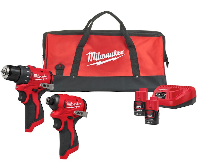 Akumulātora instrumentu kompplekts M12BLPP2D-202B, Milwaukee, 4933500139
