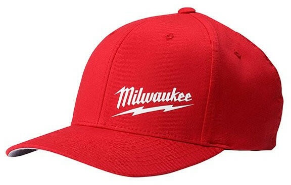 Viegla beisbola cepure BCS RD, L/XL, sarkana, Milwaukee, 4932493100