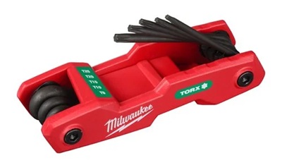 Salokāms atslēgu komplekts TORX KEY Set, 8 gb., Milwaukee, 4932480979