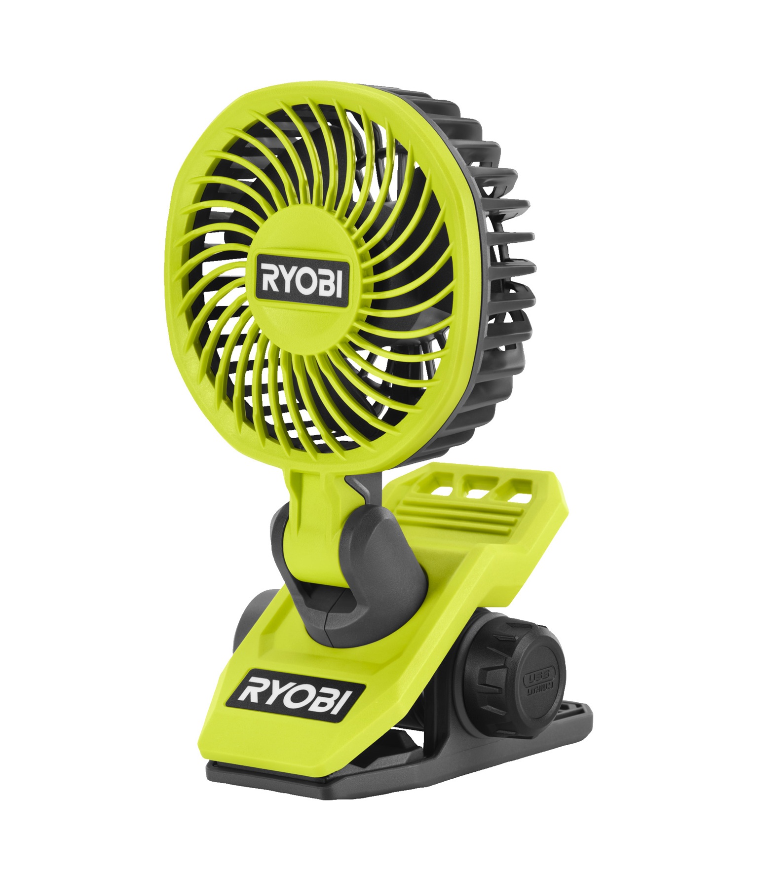 USB Lithium™ вентилятор с зажимом RCF4-0, 4 В, Ryobi, 4892210221995