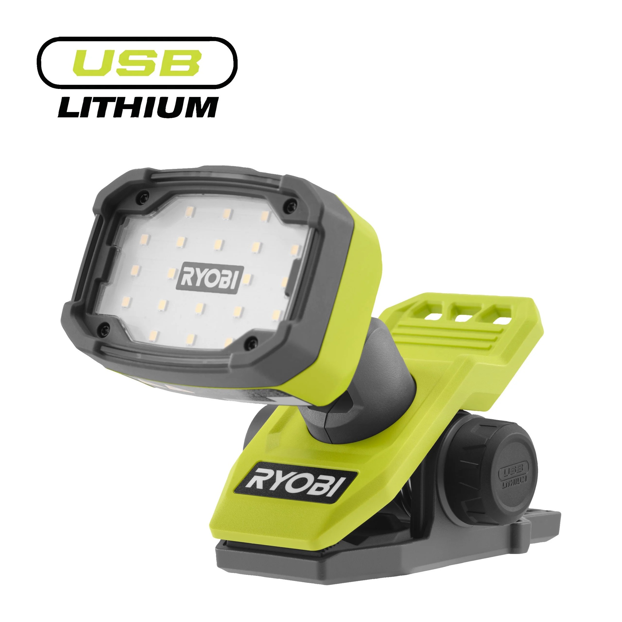 USB Lithium™ фонарь с зажимом 4 B, 1000 Лм, RLC4-0, Ryobi, 4892210235787