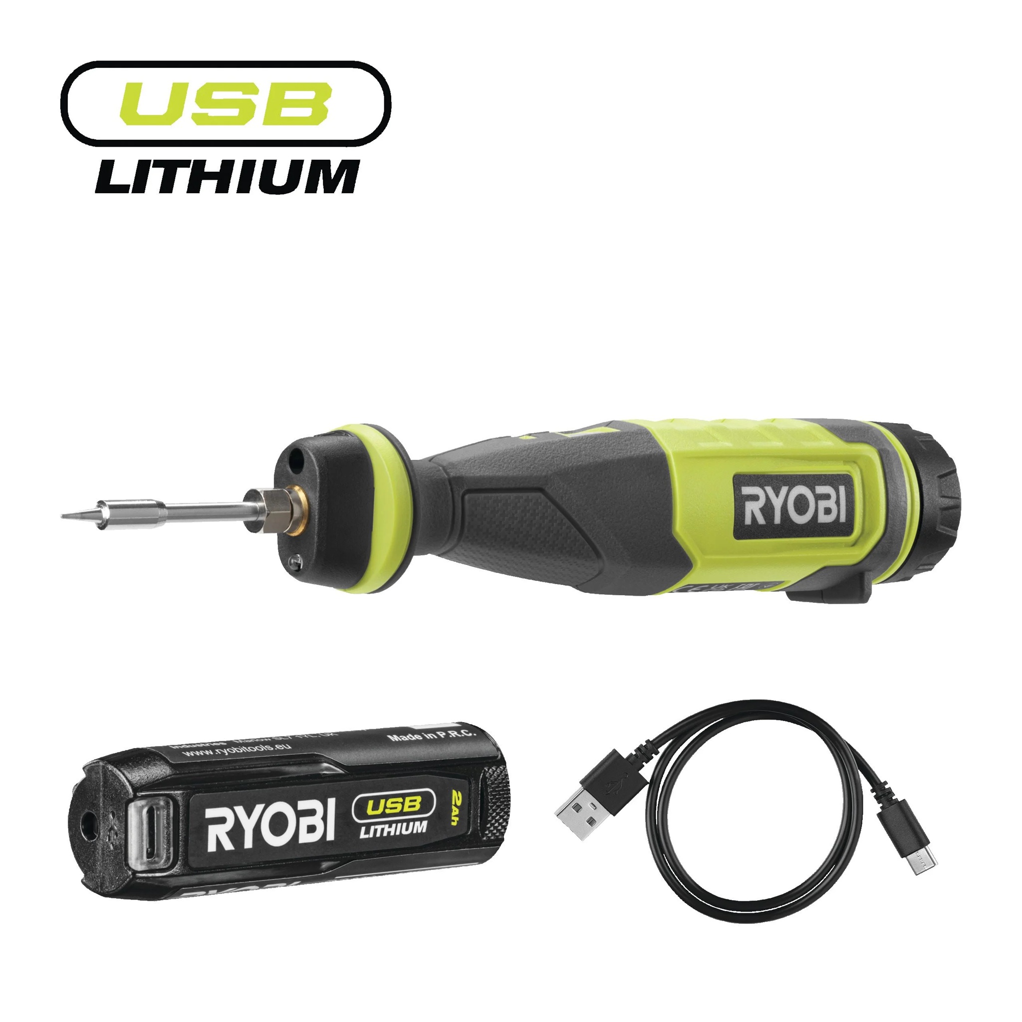 USB Lithium™ lodāmurs 4 V, 460°C, RSI4-120G, 5133006146, Ryobi