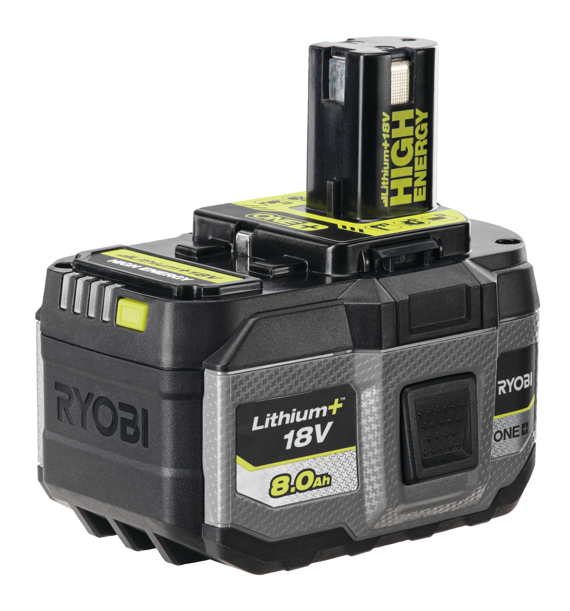 Мощный аккумулятор Lithium+™ HIGH ENERGY, 8.0 Ач, 18 B, RB1880T, 4892210227164, Ryobi