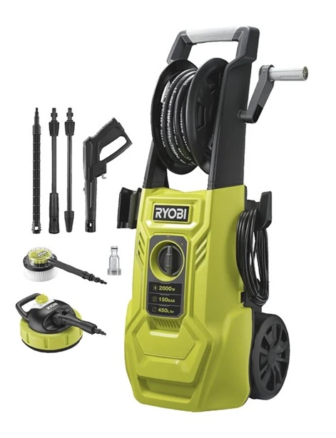 Elektriskais augstspiediena mazgātājs RY150PWA, 150 bar, 5133005371, Ryobi