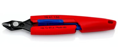 Knaibles elektronikai (Cu-1.6/Fe-1.2 mm) 150 mm, KNIPEX, 7861150