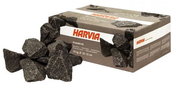 Saunas akmeņi (10-15 cm), 20 kg, HARVIA
