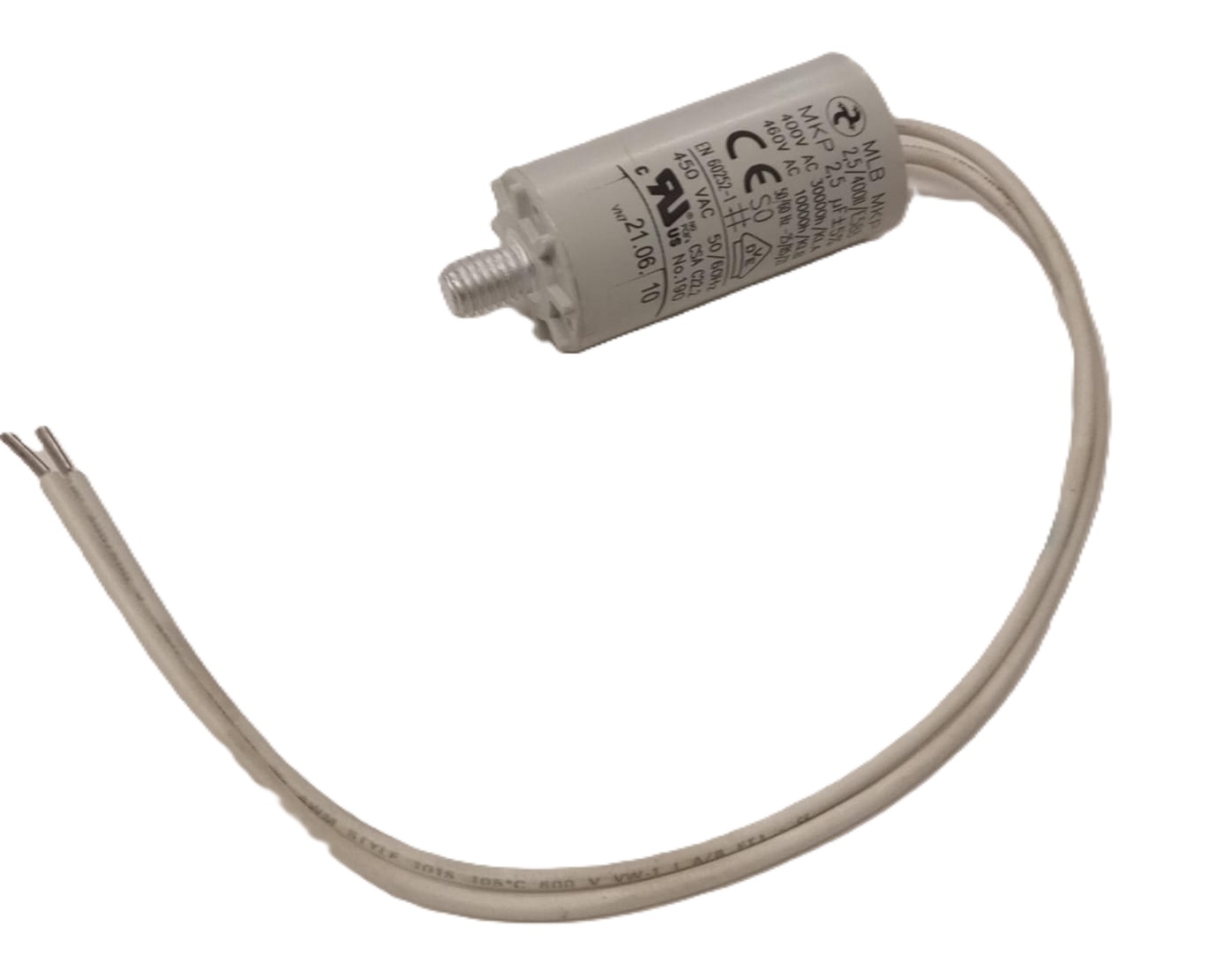 PEL-TEC 36-48/PELLET-SET ventilātora kondensators, 2,5 mF, Centrometal, 29910