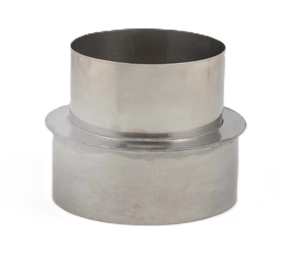 Nerūsējošā tērauda skursteņa pāreja D132/180, neizolēta, AISI 316, CLASSIC PRO