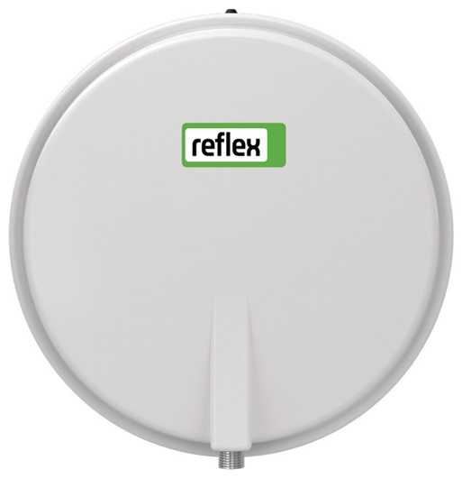 Plakanā tipa membrānas izplešanās trauks REFLEX F 8 L, balts, 3/8'', 3 bar, 2407000