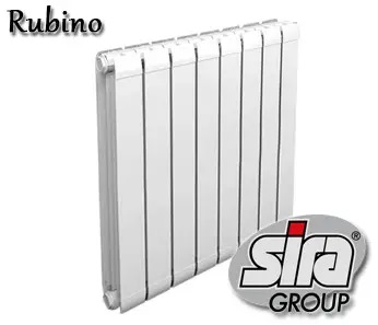 Alumīnija radiatori 392*80*1, RUBINO (10cm)