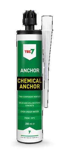 Divkomponentu ķīmiskais enkurs CHEMICAL ANCHOR, 280 ml, TEC7
