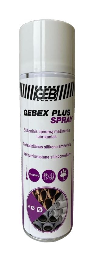 Aerosols blīvju aizsardzībai, 500 ml, GEBEX PLUS spray
