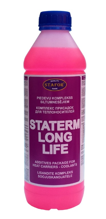 Комплекс добавок для теплоносителей STATERM LONG LIFE, концентрат, 1 л, STAFOR, 4751005614711