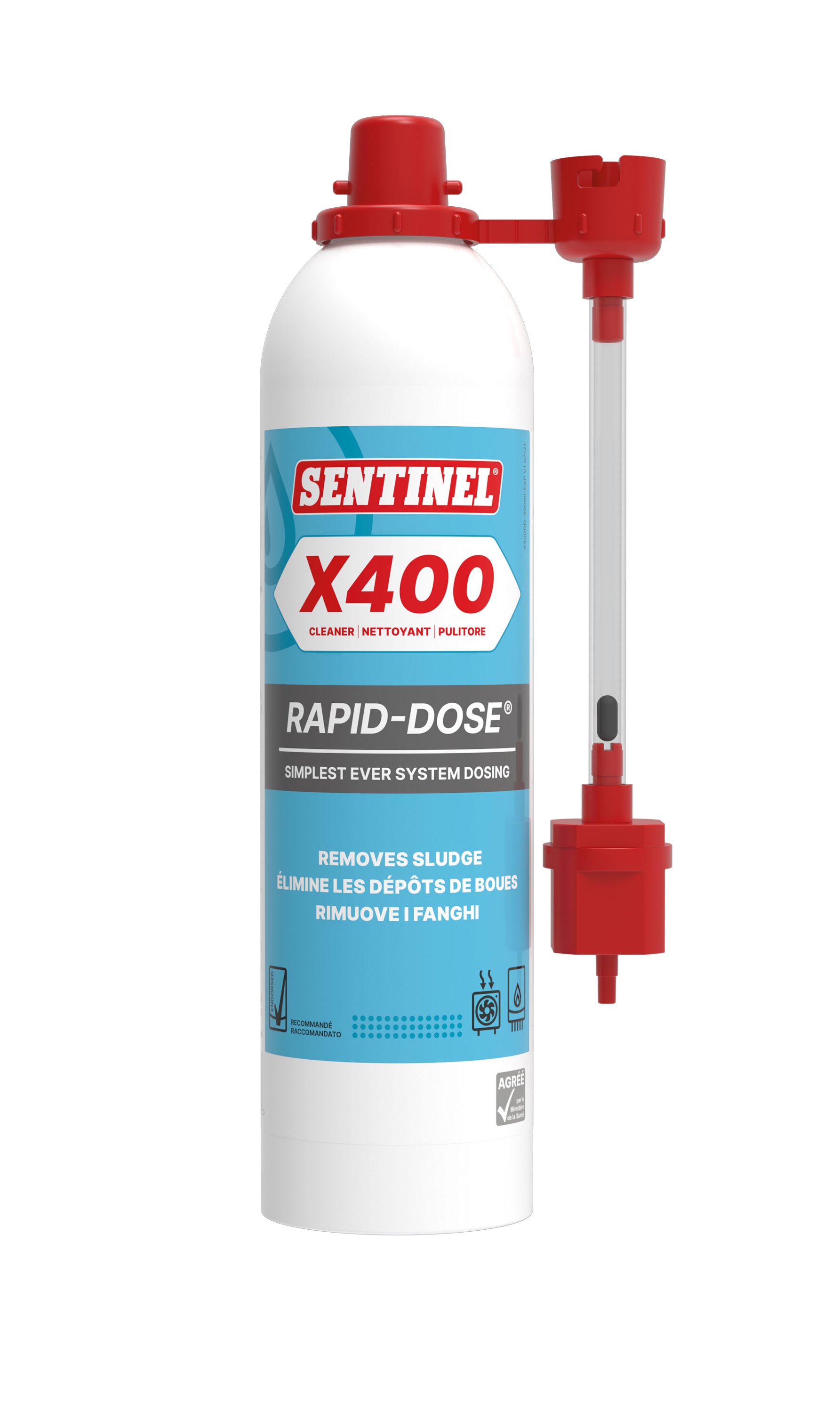 Добавка для очистки и удаления осадка SENTINEL X400RD Sludge Remover, 300 мл