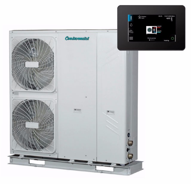 Тепловой насос Centrometal воздух-вода TOPLINE Mono 16 kW, 400V, R32 c автоматикой HPCU360iCM