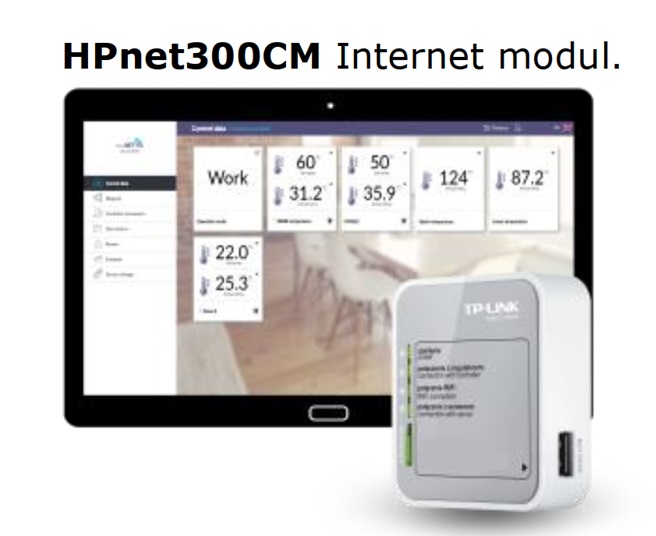 Centrometal Siltumsūkņa TOPLINE WiFi modulis, HPnet300CM