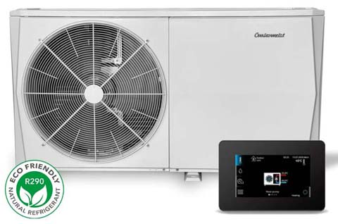 Siltumsūknis Centrometal gaiss-ūdens TOPLINE Mono, 6 kW, R290 propāns, ar automātiku HPCU360iCMP