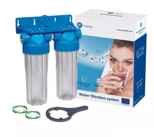Ūdens filtru komplekts aukstajam ūdenim FHPRCL-B-TWIN, 1/2'', Aquafilter, 59126K