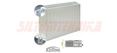 Tērauda apkures radiators KERMI KV33-900*700, apakšas KREISAIS pieslēgums, FTV