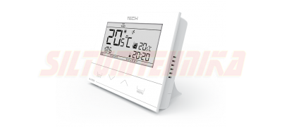 Istabas termostats TECH EU-292 V2, programmējams, bezvadu, bezpotenciāla, balts