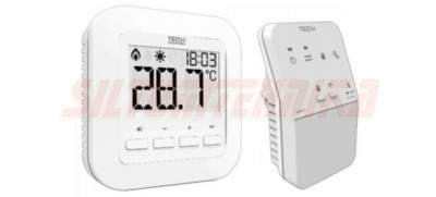 TECH Istabas termostats EU-295 V2, programmējams, balts