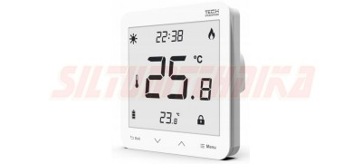 Istabas termostats TECH EU-297 V3, programmējams, bezpotenciāla