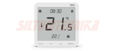 TECH Istabas termostats EU-293z V3, programmējams, balts