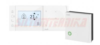 TPOne-S + DBR ar Wi-Fi savienots programmējams telpas terostats un RF uztvērējs, DANFOSS, 087N7856