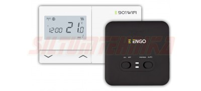 Telpas termostats E901 WIFI, bezvadu (SALUS RT310i analogs), ENGO