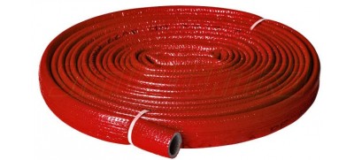 Антиконденсатная изоляция для труб из вспененного полиэтилена Дн 100, 4 мм, в красной оболочке, бухта 10 м, K-FLEX