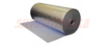 Izolācijas paklājs ar foliju, 1.2x50 m, 3 mm, (60 m2), Reflekt Poly