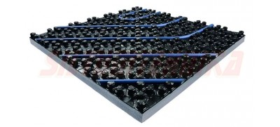 Melna grīdas plāksne 1,43 m x 30 mm x 0,77 m, 1,1 m2, KERMI x-net C11, 30-2 mm, SFDNSP01000