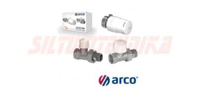 Комплект термоклапана радиатора ARCO KCT02, прямой