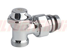 Угловой отсечной клапан для полотенцесушителя, 1/2' x 16, хромированный, GIACOMINI, T29CX003