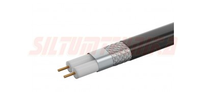 Антиобледенительный нагревательный кабель со встроенным терморегулятором KZT-60-4, 15 Вт/м, TERMOFOL